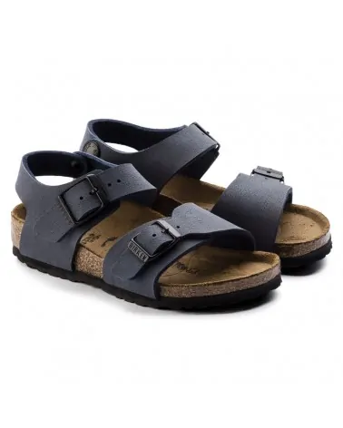 Birkenstock Παντόφλα New York Kids (Narrow), Navy Blue