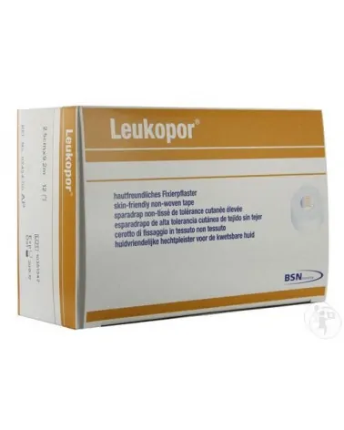 BSN Medical Ταινίες Στερέωσης Leukopor No Cover 9.2 x 5cm