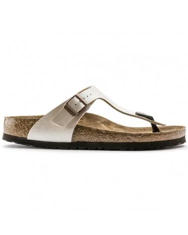 Birkenstock Παντόφλα Gizeh (Regular), Pearl White