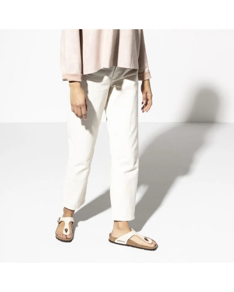 Birkenstock Παντόφλα Gizeh (Regular), Pearl White