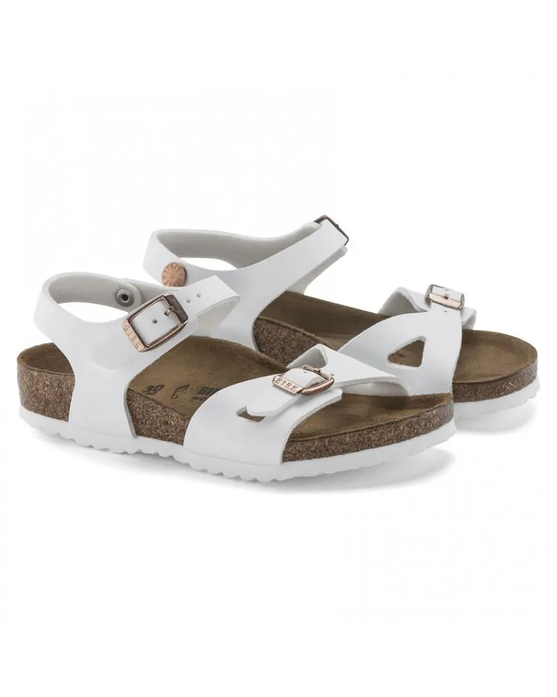 Birkenstock Παντόφλα Rio Kids, Λευκό (Narrow)
