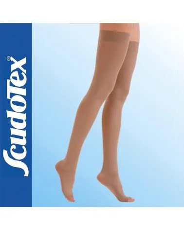 Scudotex Κάλτσες Ριζομηρίου 431 με Σιλικόνη Micro Κλάση 1, Ανοιχτά Δάκτυλα