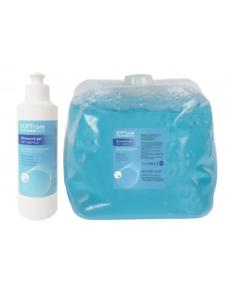 Soft Care Gel Υπερήχου Γαλάζιο, 5Lt