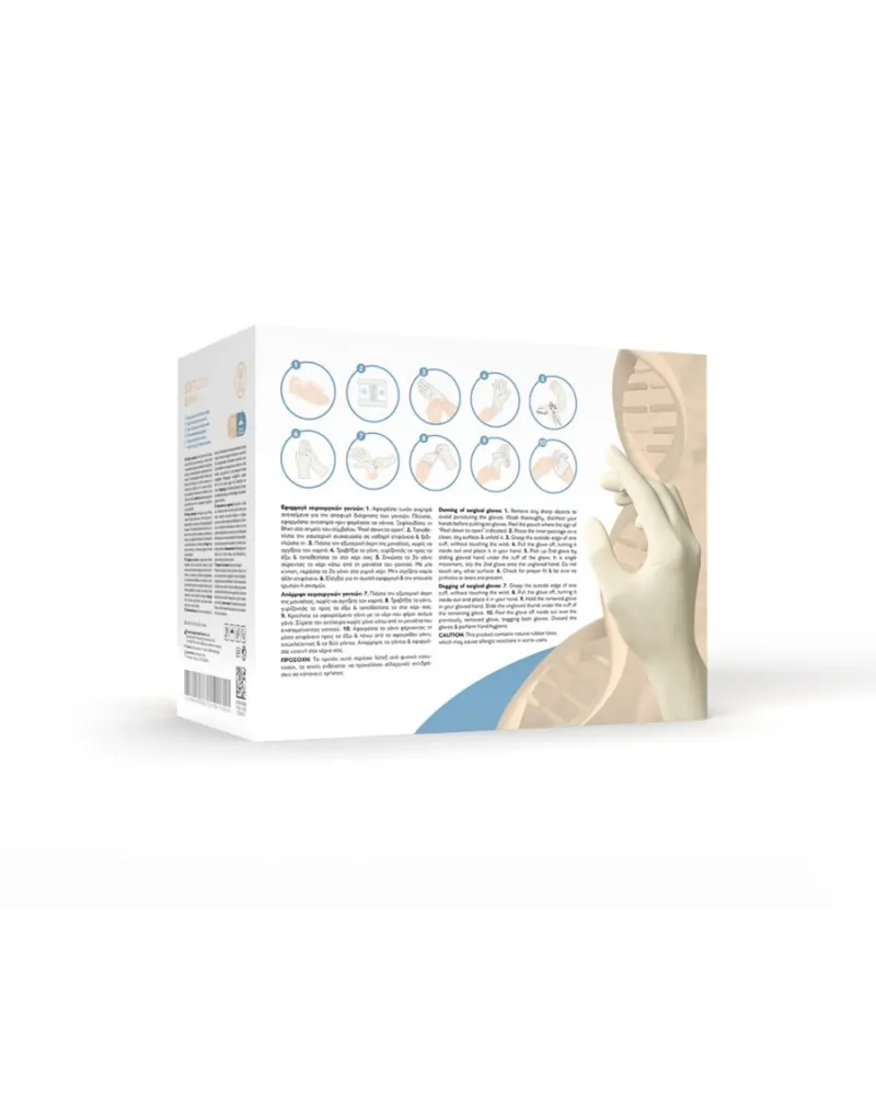 Soft Care Γάντια Χειρουργικά Αποστειρωμένα με Πούδρα, Τεμάχιο