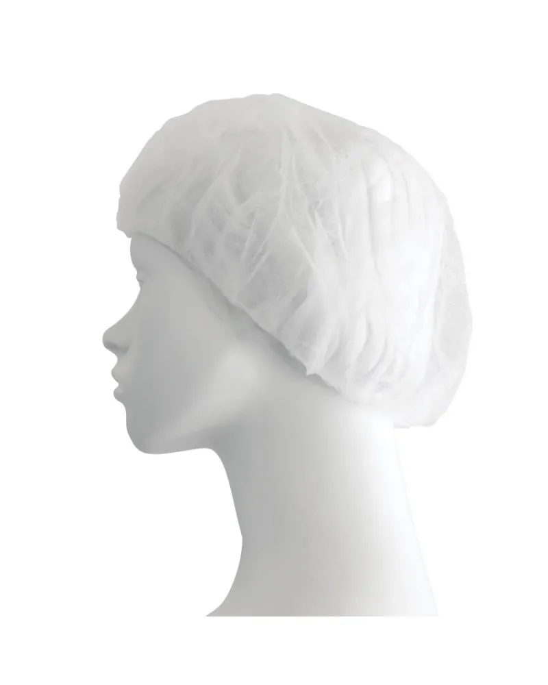 Soft Care Σκουφάκια non Woven με Λάστιχο Λευκά, 100 Τεμαχίων