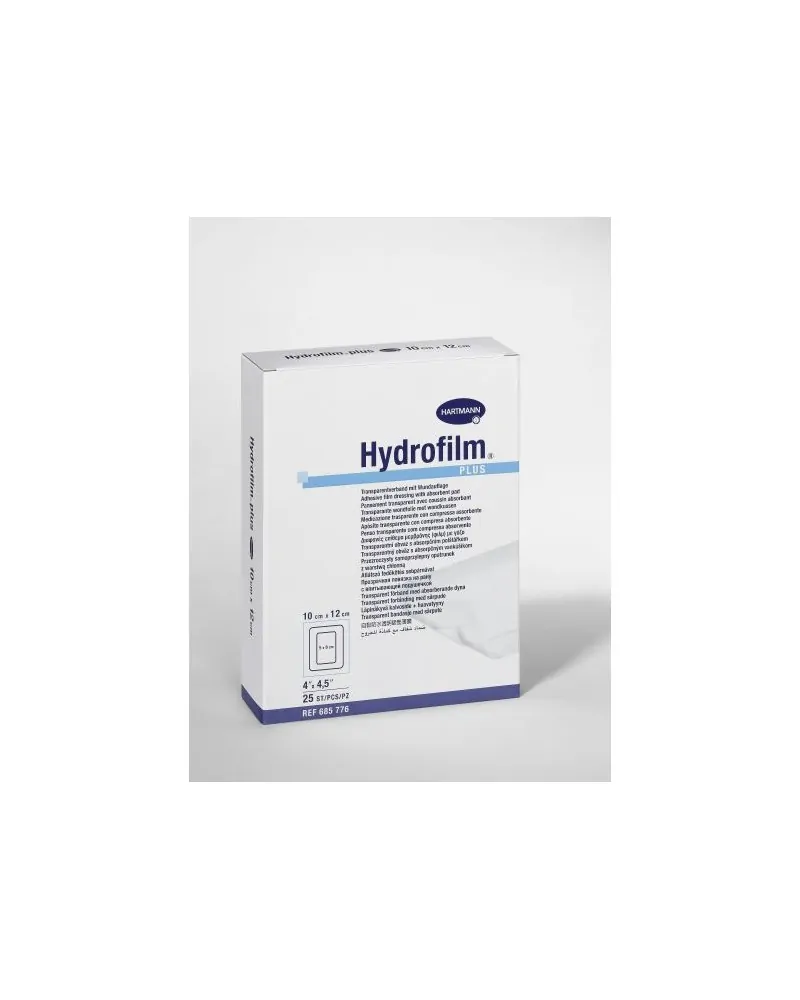 Hartmann Αδιάβροχο Αυτοκόλλητο Επίθεμα Hydrofilm Plus 10x12cm, 25 Τεμαχίων