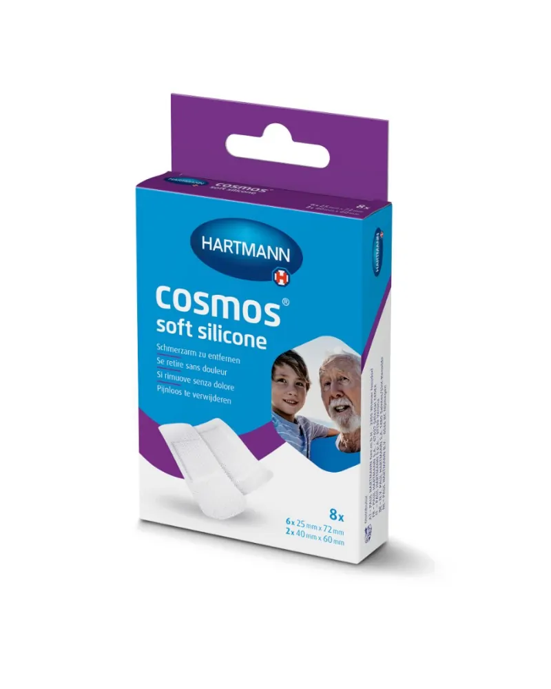 Hartmann Αυτοκόλλητα Επιθέματα Cosmos Soft Silicone σε 2 Μεγέθη, 8 τεμάχια