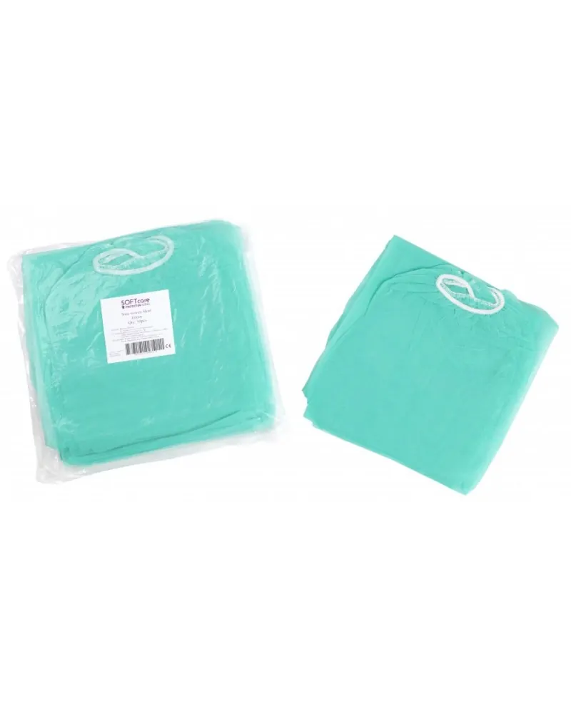 Soft Care Εξεταστική Φούστα Non-Woven Πράσινη, 10 Τεμάχια