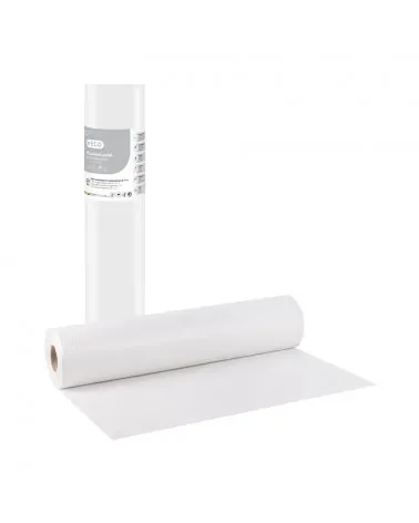 Soft Care Εξεταστικό Ρολό Eco Πλαστικοποιημένο - 60cm x 50m, Λευκό
