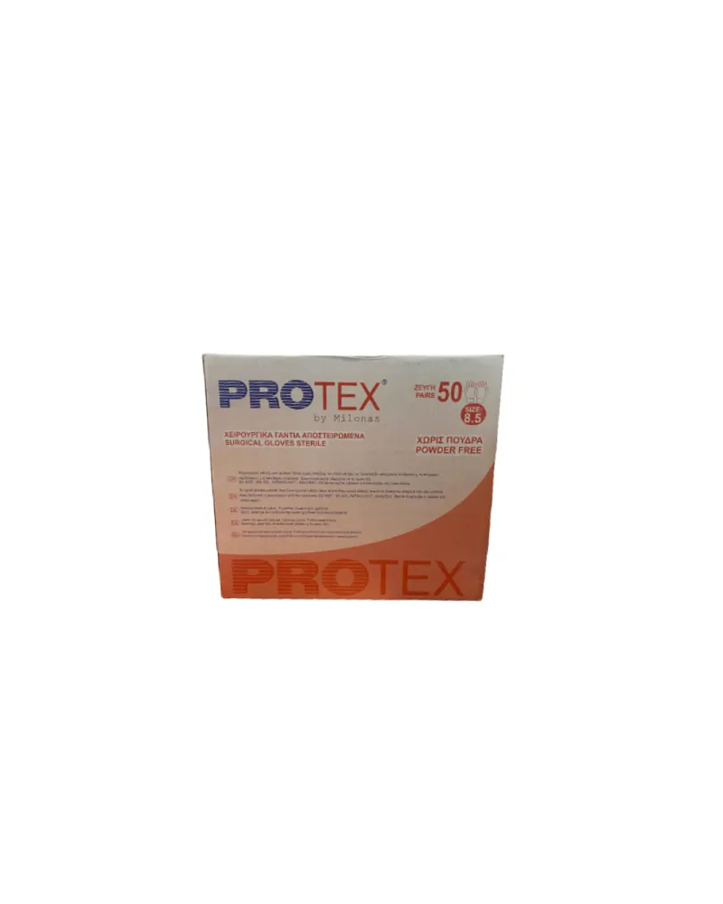 Protex Ορθοπεδικά Χειρουργικά Γάντια Αποστειρωμένα Υψηλής Προστασίας Χωρίς Πούδρα, Ζεύγος