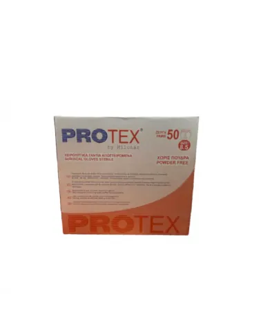Protex Ορθοπεδικά Χειρουργικά Γάντια Αποστειρωμένα Υψηλής Προστασίας Χωρίς Πούδρα, Ζεύγος