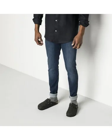 Birkenstock Παντόφλα Boston BS Ανθρακί (Narrow)
