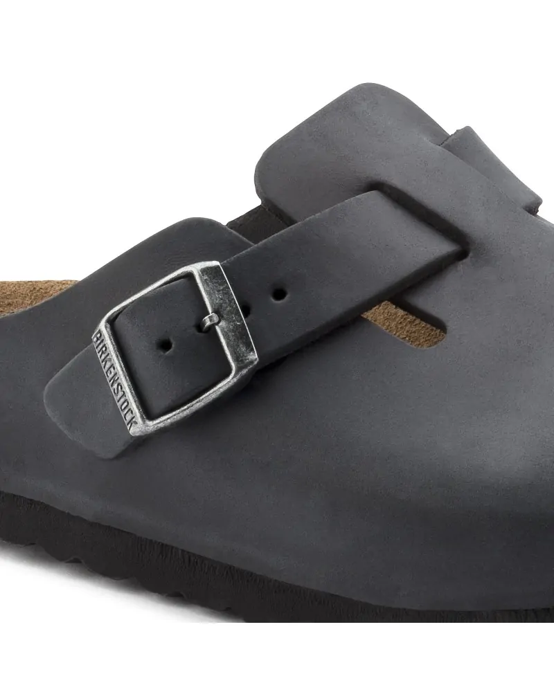 Birkenstock Παντόφλα Boston BS Μαύρο (Narrow)