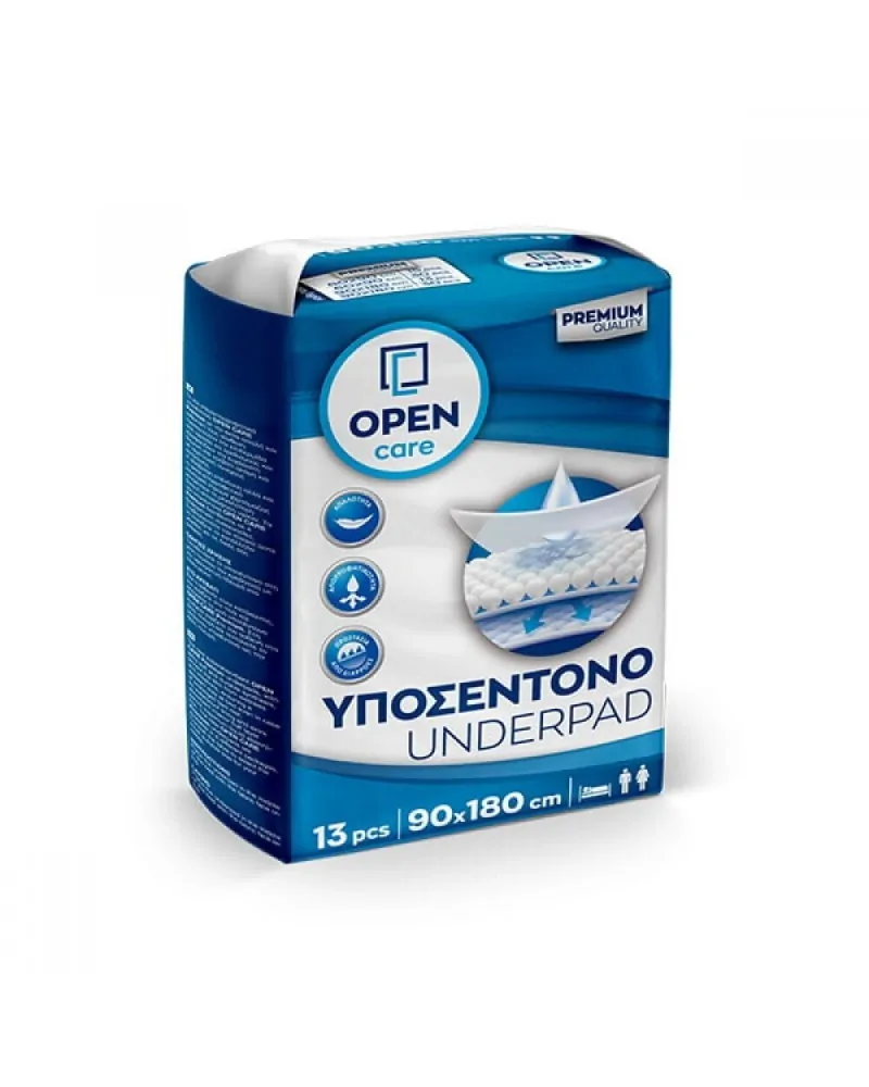 Open Care Υποσέντονο 90 x 180, 13 Τεμαχίων