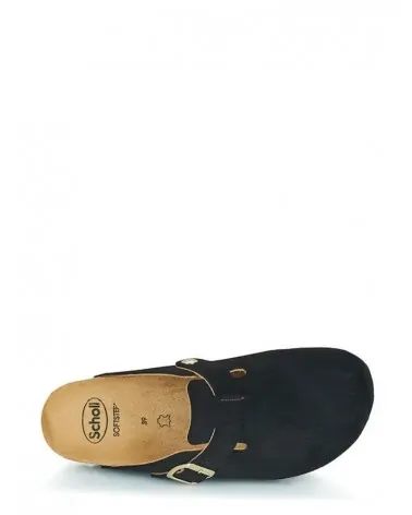 SCHOLL Γυναικεία Παντόφλα Fae Suede Μαύρο