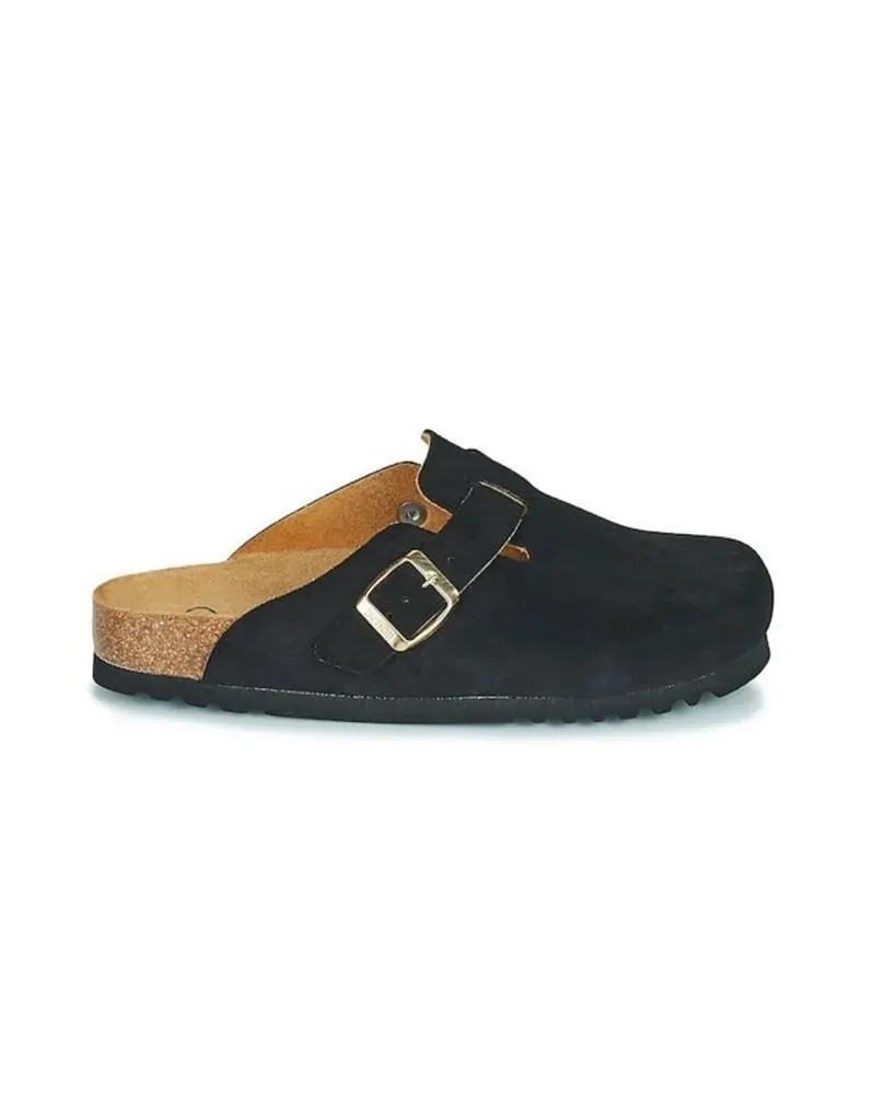 SCHOLL Γυναικεία Παντόφλα Fae Suede Μαύρο