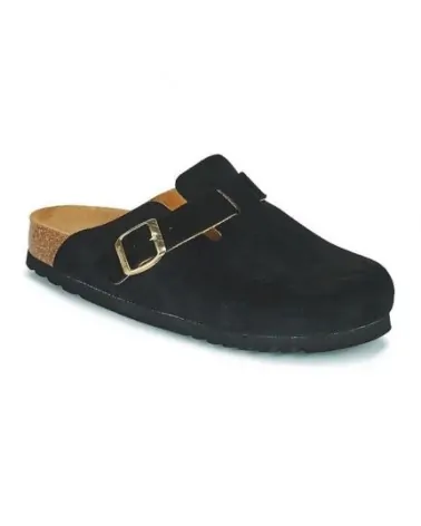 SCHOLL Γυναικεία Παντόφλα Fae Suede Μαύρο
