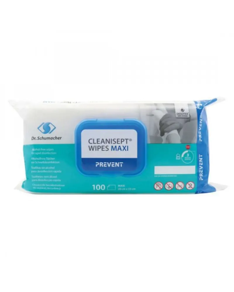 Cleanisept Υγρά Μαντηλάκια Maxi 20 X 22cm, 80 τεμάχια