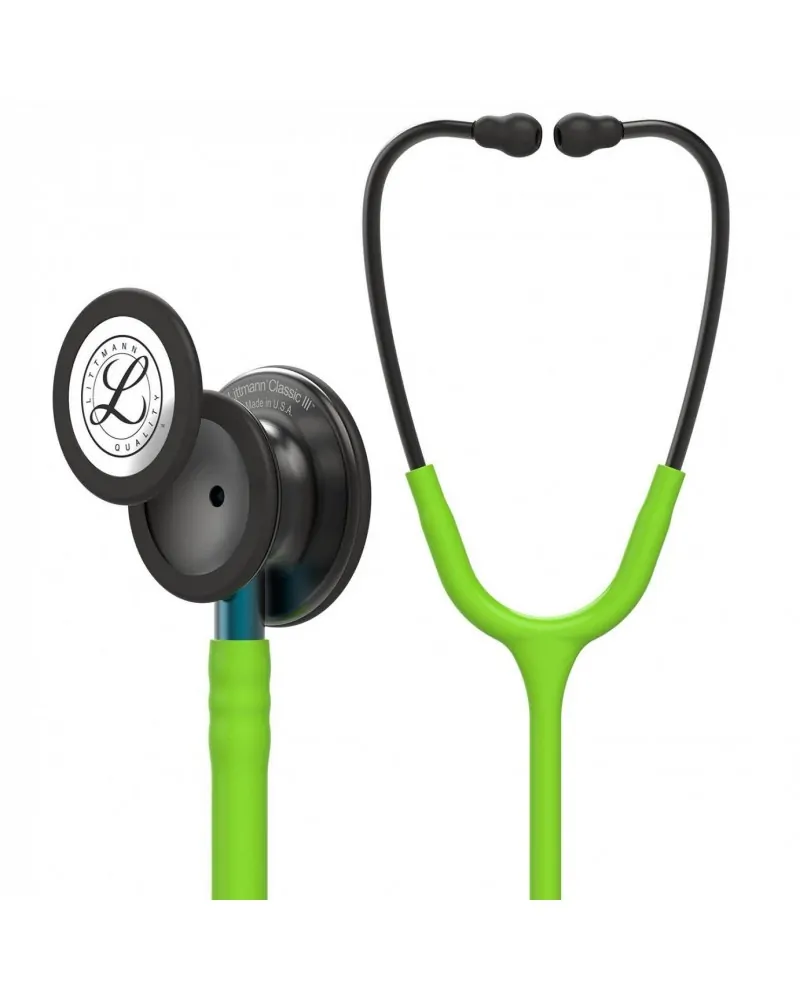 3M Στηθοσκόπιο Littmann Classic III Lime Green / Smoke Finish / Blue Stem
