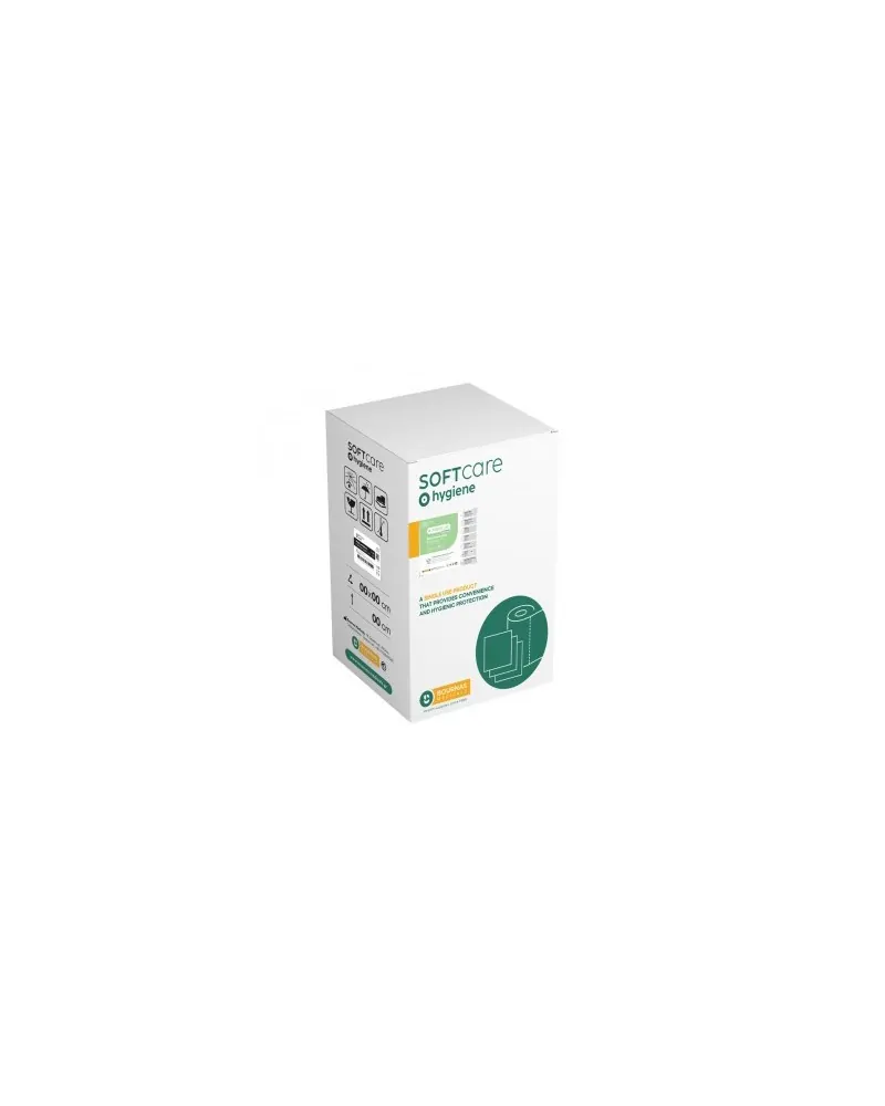 Soft Care Εξεταστικό Ρολό Με Νάυλον - 70cm x 50m, Γαλάζιο