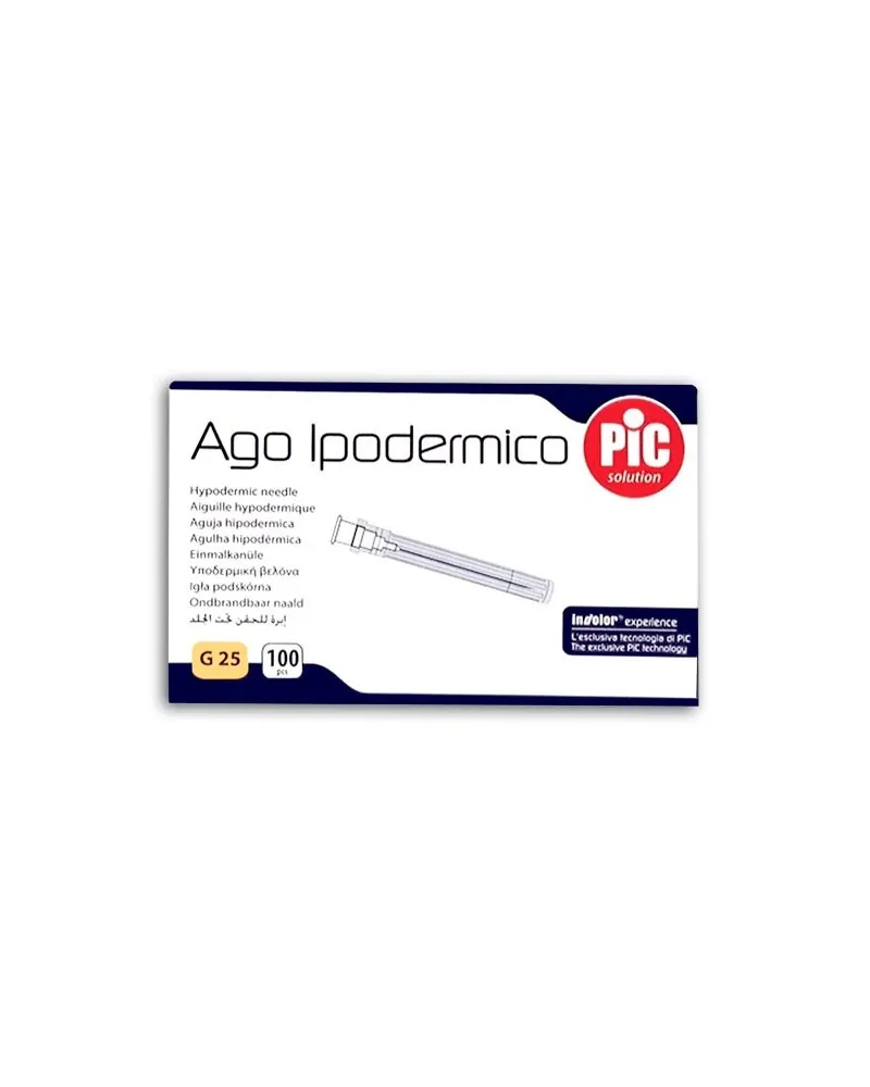 Pic Βελόνες Ενέσεων 25G x 5/8", 100 τεμαχίων