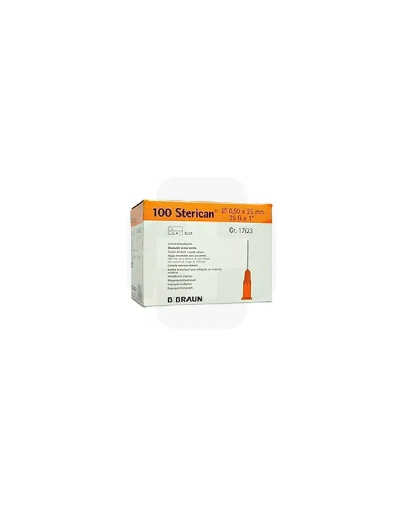 Braun Βελόνες 25G x 1 1/2", 100 τεμάχια