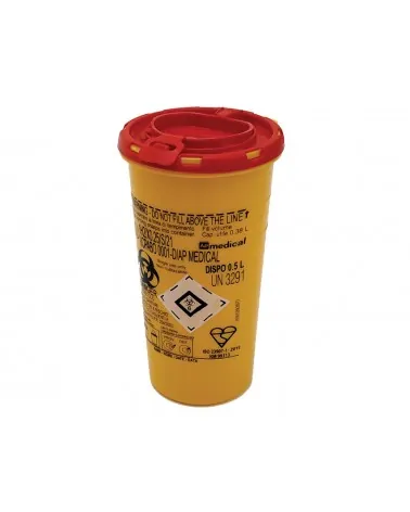 Gima Δοχείο Απόρριψης Βελονών 0.5lt