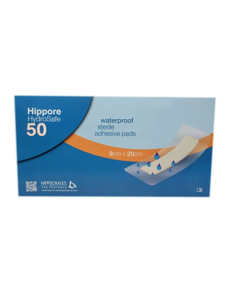 Hippore Αποστειρωμένο Αυτοκόλλητο Επίθεμα Hydrosafe 9cm X 20cm, Τεμάχιο