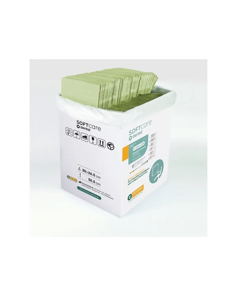 Soft Care Οδοντιατρική Πετσέτα (Χωρίς Dispenser), 500 τεμάχια