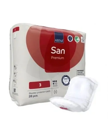 Abena Σερβιέτες San 3 Midi - Απορρόφησης 500ml, 28 Τεμάχια