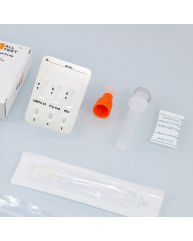 All Test Τριπλό Τεστ Ταχείας Ανίχνευσης Αντιγόνου SARS-CoV-2 (Covid)/Influenza A+B/RSV 20 τεμάχια