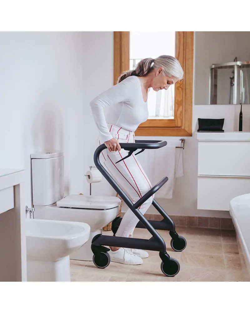 Saljol Περιπατητήρας Rollator Indoor WR55 Velvet Grey
