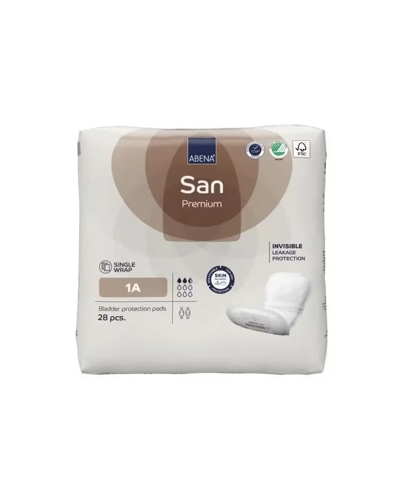 Abena Σερβιέτες San 1A - Απορρόφησης 250ml, 28 Τεμάχια
