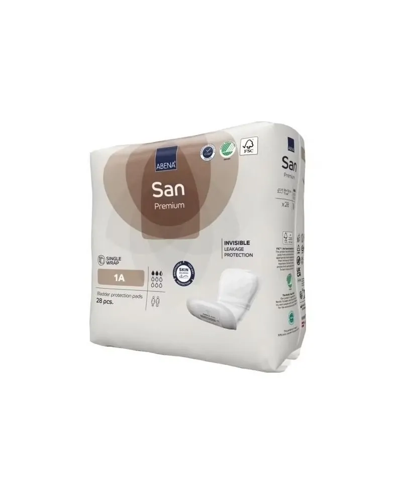 Abena Σερβιέτες San 1A - Απορρόφησης 250ml, 28 Τεμάχια