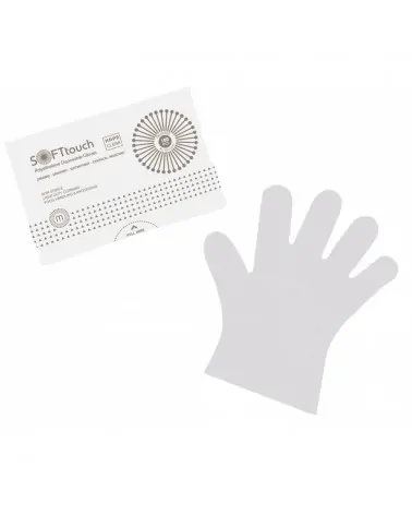 Softcare Γάντια Σαγρέ Διαφανή Medium, 100 τεμάχια