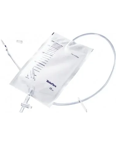 Teleflex Ουροσυλλέκτης 2Lt με Βαλβίδα μη Επιστροφής, 130cm Μήκος Σωλήνα