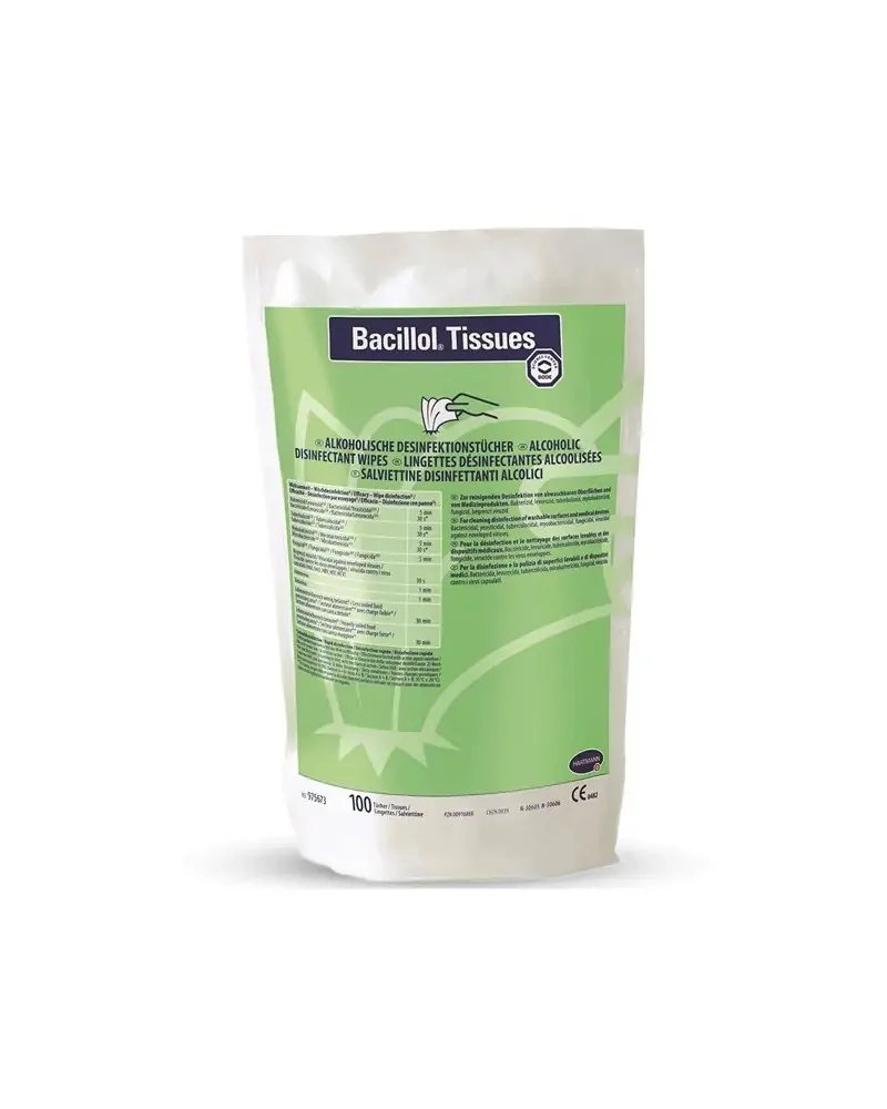 Hartmann Απολυμαντικά Μαντηλάκια Bacillol Tissues Refill, 100 τεμάχια