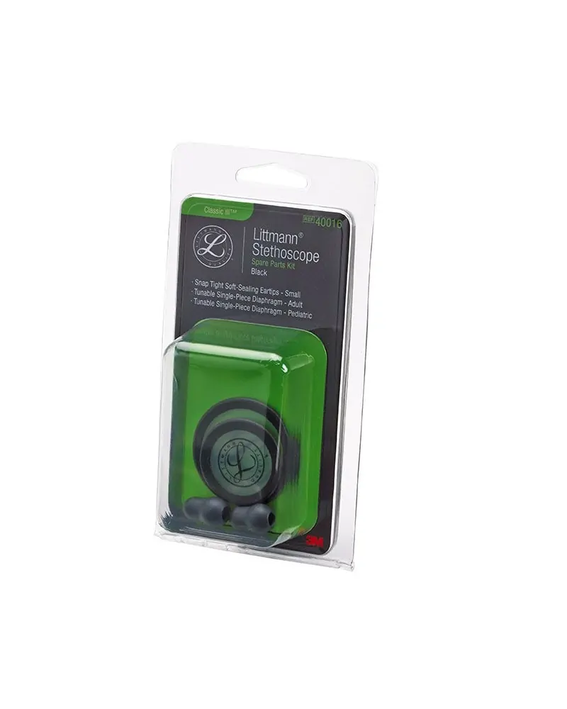 3M Ανταλλακτικό Κιτ Στηθοσκοπίων Littmann Classic III & Cardiology IV Μαύρο