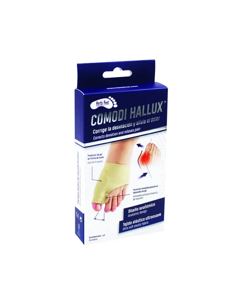 Herbi Feet Υφασμάτινος Νάρθηκας Comodi Hallux με Gel