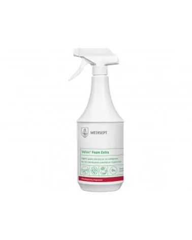 Medisept Απολυμαντικό Επιφανειών Velox Foam Extra 1lt με αντλία ψεκασμού