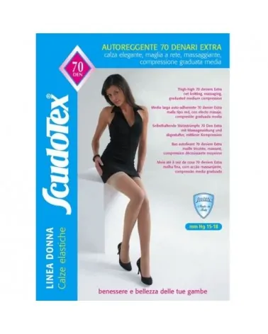 Scudotex Ιατρικές Κάλτσες Ριζομηρίου 70 Den 488 Κλειστά Δάχτυλα