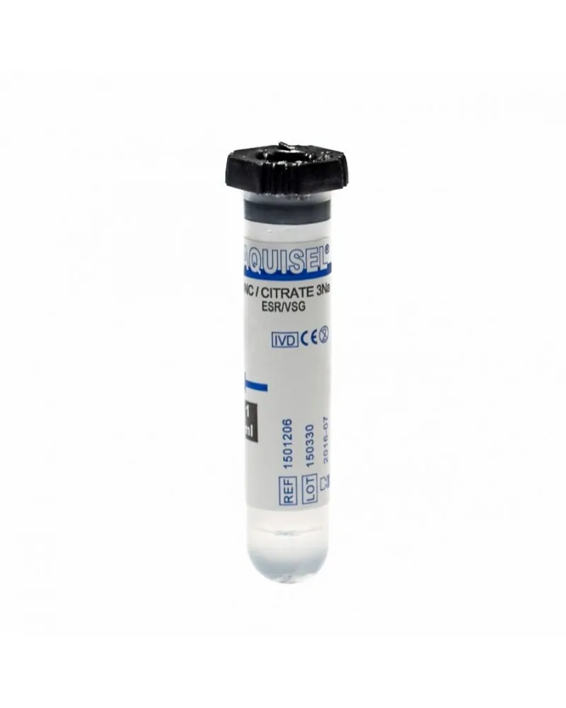 Πλαστικά Σωληνάρια TAPVAL Καθίζησης με 3Na Citrate 55x12mm, 1ml, 100 τεμάχια
