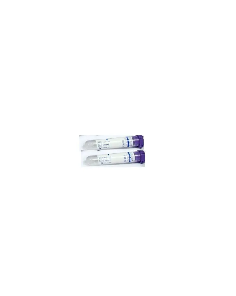 Πλαστικά Σωληνάρια TAPVAL με 3Κ EDTA 55x12mm, 2ml, 100 τεμάχια