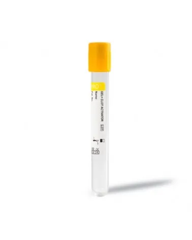 Σωληνάριο Κενού Vacusense με Serum Gel και Clot Activator, 75x13mm, 3.5ml, κίτρινο πώμα, 100 τεμάχια
