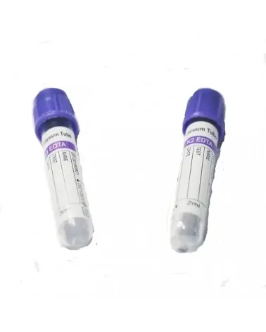 Σωληνάρια Αιμοληψίας 2K Edta, 100x16mm, 9ml, μωβ πώμα, 50 τεμάχια