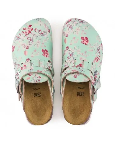 Birkenstock Γυναικείο Αντιολισθητικό Σαμπό Kay SL, Flower Field Mint