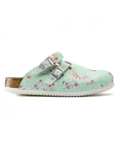 Birkenstock Γυναικείο Αντιολισθητικό Σαμπό Kay SL, Flower Field Mint