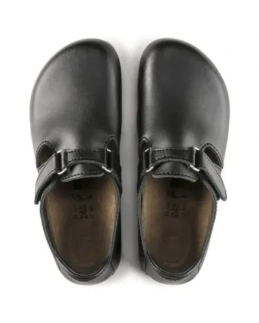 Birkenstock Ανδρικό Αντιολισθητικό Σαμπό Κλειστό Linz SL (Narrow), Μαύρο