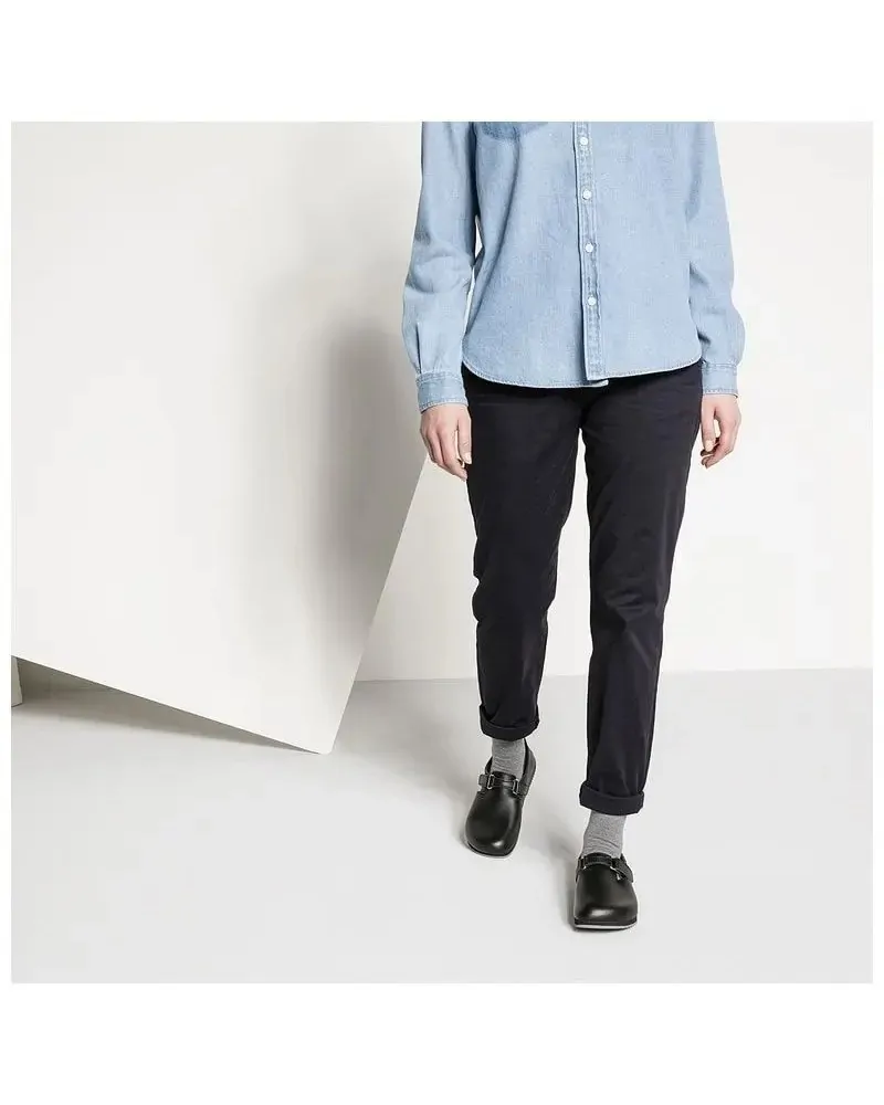 Birkenstock Ανδρικό Αντιολισθητικό Σαμπό Κλειστό Linz SL (Narrow), Μαύρο