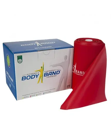 TOORX Λάστιχο Body Band 25m x 14.5cm, Κόκκινο